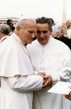 Jan Paweł II i o. Werenfried van Straaten